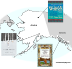 Map of books set in Alaska by Alaska authors on andreareadsamerica.wordpress.com